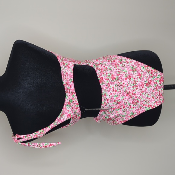 Oneone swimwear floral one piece cut out bathing suit size XL - Picture 4 of 9